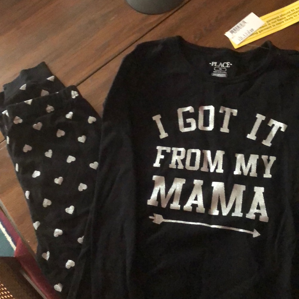 Mom and Me Pajamas NEW girls 10 and women XL, both